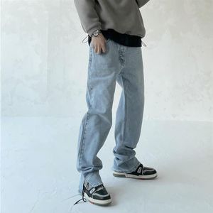 Blue Black New Style Men's Distressed Destroyed Pants White Ripped Patches Skinny Biker Jeans Slim Trousers 2021ss3388