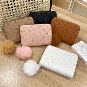 Fashion Women Coin Purse Leather Embroidery Color Vintage Short Wallet Heart Hasp Ladies Girls Card Holder Clutch Bag