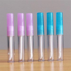 13ml Mini tubki z błyszczykiem sztyft do ust DIY pojemnik na błyszczyk puste butelki fioletowy butelka perfum wielokrotnego napełniania F3715 Qvqfl