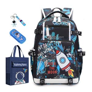 School Bags Kids Backpack for School Boys Space Bookbag for Middle School Bags Travel Back Pack Primary School Boy Bags Large Capacity 230703