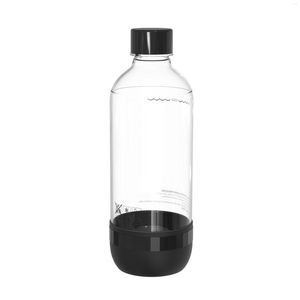 Bottiglie d'acqua Zodamaker 1L Soda Gassante Bottiglia in PET Colore bianco e nero per bevande estive in bottiglia