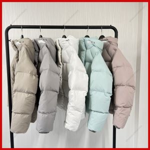 Classico design da donna Piumino bianco Piumino autunno e inverno Cappotto imbottito Capispalla Causale Caldo ispessito Parka designer cappotti da donna Cappotto canadese