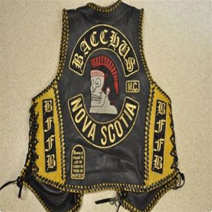 Nova Scotia Motorcycle Cool Большой задняя патч -клуб Vestoutlaw Biker MC Patch 243U