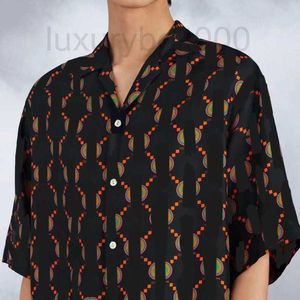 Camisas casuais masculinas, tendência de verão, versáteis, estampadas, masculinas, femininas, estampadas, confortável, folgada, manga curta, camisa 75VJ