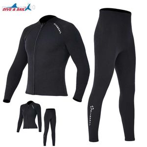 Гростевые комбинезоны Drysuits Dive Sail 2mm премиум-костюм для мужчин Женщины с мокровой крыльцо