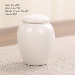 Butelki Małe zwierzaka urna ceramiczna mała porcelanowa butelka pusta pudełka Urny dla psów 45 ml mini wielokolorowe