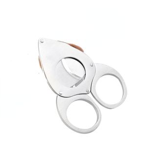 Portable Double-Edged Stainless Steel Cigar Cutter Bat-Shaped Durable Cigar Scissors Smoking Accessories Factory Outlet