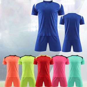 Erkeklerin Takipleri Yetişkin ve Çocuk Futbol Kıyafetleri Erkek Kızların Spor Gömlekleri Şortları Eğitim Jers 230703
