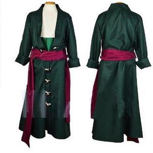 One Piece Roronoa Zoro Cosplay Kostüm Kleidung komplettes Set3092