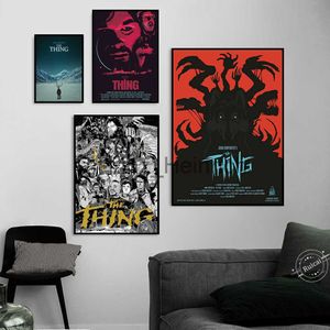 壁紙The Thing Poster 1982 IC Movie John Carpenter Prints Canvas Painting Painting Wall Picture for Living Room decor j230704