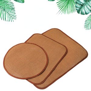 Tapete de resfriamento para cães, almofada de verão para animais de estimação em tecido rattan, almofada de resfriamento rápido de verão para mochila de gato, caixas, cama, chão, assentos de carro