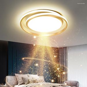 Lampade a sospensione Plafoniere a LED creative per l'illuminazione del soggiorno della camera da letto Luce Rotonda di lusso Apparecchi romantici caldi per la casa