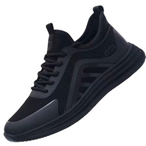 Dress Shoes Men S Sport 2023 Trend Modna oddychająca Casual Black Sofe Sole Running 230703