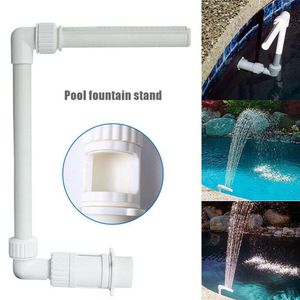 Accessories Swimming Pool Waterfall Fountain Kit Pvc Feature Water Spay Pools Spa Decorations Easy Install Swimming Pool Accessories