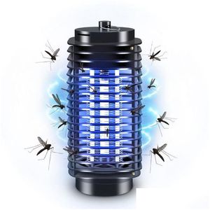 Zwalczanie szkodników elektronika urządzenie do zabijania komarów elektryczna lampa odstraszająca owady ue usa wtyczka elektroniczna pułapka 110V 220V Drop Delivery H Dhnk2