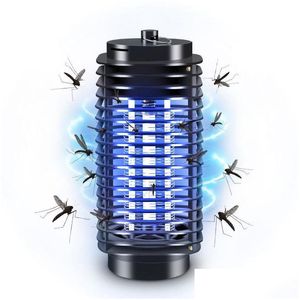 Skadedjursbekämpning Elektronik Myggdödare Electric Bug Zapper Lamp Anti Repeller Eu Us Plug Electronic Trap 110V 220V Drop Delivery H Dhnk2