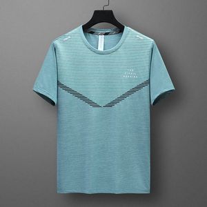 Men s T Shirts 2023 Short Sleeve T shirt for Sports Quick Dry Summer Thin Ice Silk Casual Fashion O Neck Loose Mens T Shirts 230704