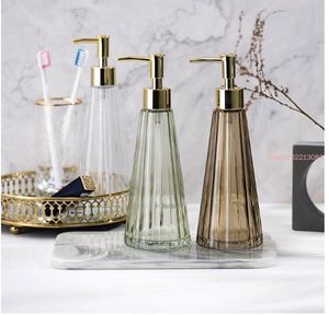 Curtains 300ml Creative Umbrella Shape Glass Lotion Bottle Bathroom Shampoo Soap Dispenser Pump Liquid Soap Dispenser Pump Home Decor