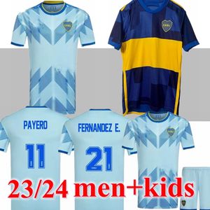 23 24 Boca Juniors home Terza maglia da calcio TEVEZ 2023 OSCAR VILLA SALVIO MARADONA BENEDETTO maglia da calcio Uomo kit per bambini