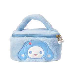 Plush Cinnamoroll Storage Wallet Cosmetic Bag Anime Kuromi Melody Plush Makeup Travel Bags Soft Stuffed Toy Girls Christmas Gift 2197
