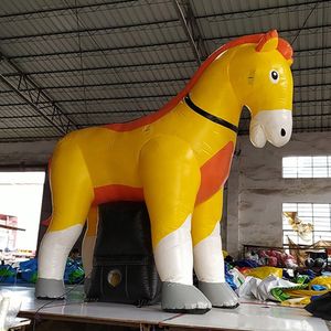 Hervorragende Qualität, fantastisches riesiges aufblasbares PVC-Pferd-Cartoon-Ballonmodell für Karnevalsumzug, Horse-Store-Werbung 001