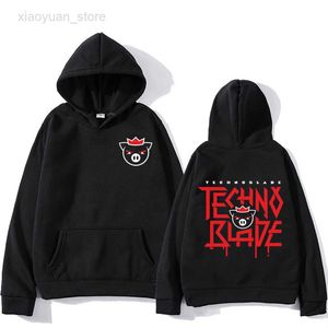 Erkek Hoodies Technoblade Dream SMP Hoodies Erkekler/Kadınlar Düşme Uzun Kollu Sweatshirt Sıcak Oyun Grafik Baskı Kıyafetleri Çift Sokak Giyim HKD230704