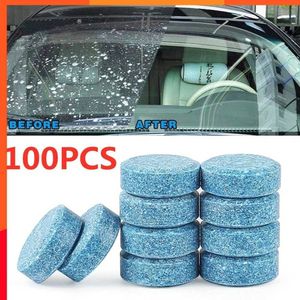 Atualizar 5/10/20/40/100Pcs Limpador de para-brisa de carro, comprimidos efervescentes, limpeza sólida, acessórios para carro