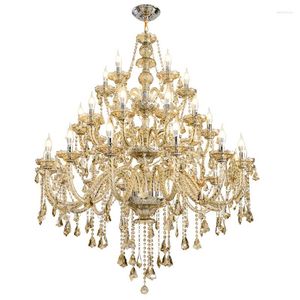 Chandeliers Glass Lamps Modern Crystal Chandelier Sitting Room Indoor Hanging Lights Ceiling Candle Lighting