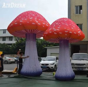 2m-6m Customized Inflatable Mushroom With LED Lights For Event Wedding Party Decorations/ Colorful Mushrooms Balloons