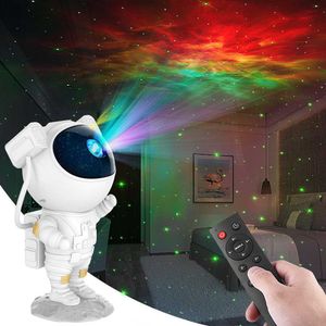 Lichter 2022New Astronaut Sternenhimmel Galaxy Sterne Projektor Nachtlicht LED Lampe für Schlafzimmer Zimmer Dekor Dekorative Nachtlichter HKD230704