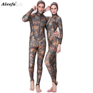 Wetsuits Drysuits Dive Sail Rash guard Fato de natação Spandex casal Camo Skin DIVE One piece UV proction Homens Mulheres Fato de surf HKD230704