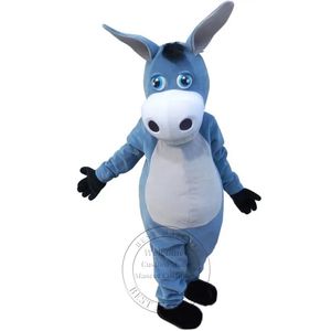 Costume adulto della mascotte dell'asino di Eeyore Costume della mascotte del Anime dell'abbigliamento di prestazione di carnevale