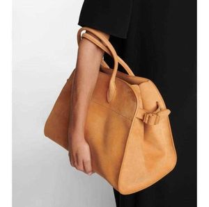 Designers Väskor Dam Lyx The Row Tote Crossbody Läderhink Halvmåneväska Halvmåne Underarm Axelväska Fransk minoritet