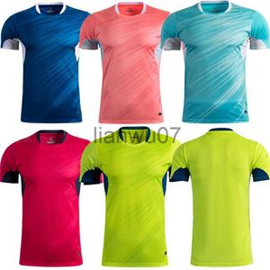 Men's T-Shirts men green short sleeve sports tshirt with round collar adult red running shirt kids sport jerseys customized name J230705