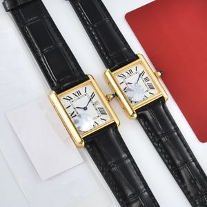 Classic Luxury Lady Vintage Watch Quartz Movement Roman Markers Mens Watch Luxury Designer Watches Neutral 33.7/29.5MM Watchs No Box