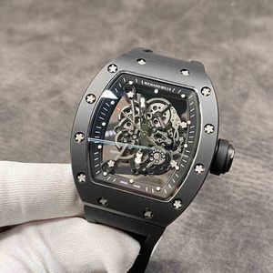 Obserwuj męskie Richamill Designer Watches Ruch Automatyczny luksusowy luksusowe męskie zegarek RMS055 z w pełni automatycznym im