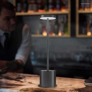 Lampki stołowe Lampka nocna Lampka nocna Można ładować Przenośny Kemping 1 szt. Przygaszanie Metal Biurko Usb