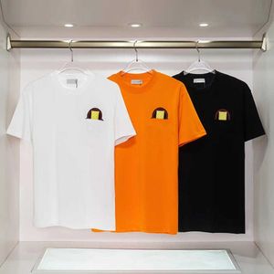 Gestickte Designer -Shirt -Qualität T Streetwear Kleidung Tees Mode Kurzarm Freizeit T -Shirt Männer