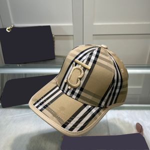 Designerkeps baseballkepsar Lyx Pläd Casquette herr och dam stor taklist gyllene sommarsolskydd anka tungkeps mångsidig strand fritid hög kvalitet bra