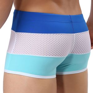 Shorts för män Fritid Gym Fitnessträning Sexig Mesh Badkläder som andas Snabbtorkande Mode Sport Strandbagage Sommarkläder 230705