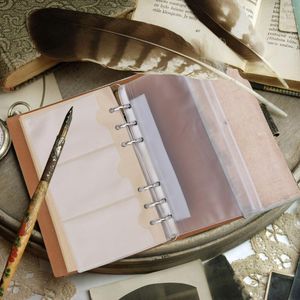 Журнал Daily Notebook Vintage Spiral Bound Refillable Sketchbook Travelers с карманом на молнии