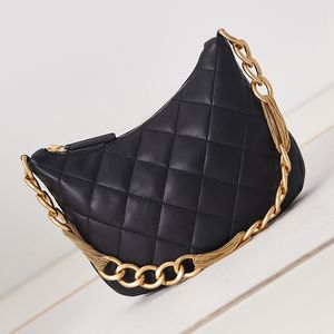 10A Mirror Quality Designer Hobo 24CM Shoulder Lambskin Chain Evening Bag with BOX C127