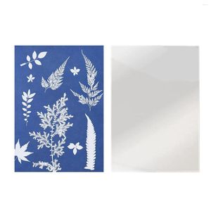 PCS Sun Print Paper Cyanotype Комплект A5 Solar Rhize Sensitivity Nature Printing