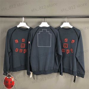 Men's Hoodies Sweatshirts CAVEMPT.CE Embroidery Patch Letter Heavy Fabric Crewneck Sweatshirts Men Women Oversize Streetwear Hoodie Japan T230705