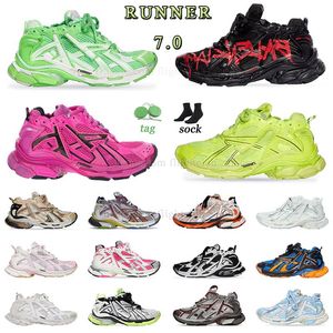 athletic track Runner 70 hike shoe Women Men Transmit sense Black White Pink Blue red Fluorescent Green Jogging 7s run hiking shoes outdoor Sneakers Trainers eur