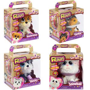 Bonecas de pelúcia Original Rescue Runts Pet Dog Brinquedos infantis Kawaii recheados que você pode adotar para decoração de quarto de meninas 230705