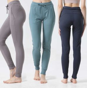 Yeni 2023 Hizalama lu-07 Kadın Yoga Legging Sakinsiz Çıplak Kadın Spor Yüksek Elastik Fitness Pantolon Yumuşak Yüksek Bel Kalça Kaldırma Kamuflajı