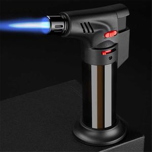 Flame Torch Lighter Kitchen Cooking Outdoor Camping Without Gas Jet Windproof Ignition Spray Gun Turbo Butane Cigarette Cigar 9XST 1JYZ