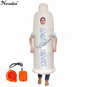 Anime Costumes 2022 Adult Halloween Costume For Men Women Sexy Inflatable Willy Penis Anime Dick Jumpsuit Funny Cosplay Dre293U