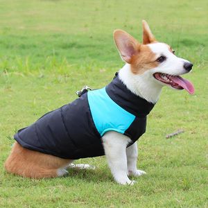 Dog Apparel Winter Thicken Warm Clothes Waterproof Pet Padded Vest Zipper Jacket Coat For Small Medium Dogs Para Perros